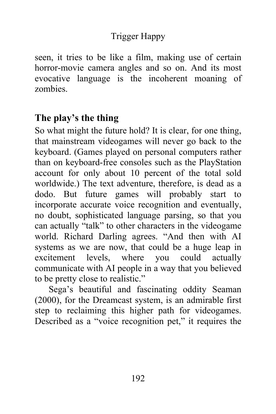 The play’s the thing | Philips Magnavox Videogames and the Entertainment Revolution Trigger Happy User Manual | Page 190 / 433