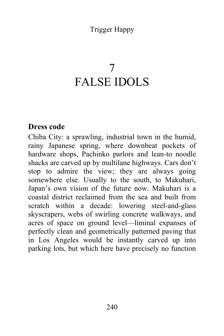7 false idols, Dress code | Philips Magnavox Videogames and the Entertainment Revolution Trigger Happy User Manual | Page 238 / 433