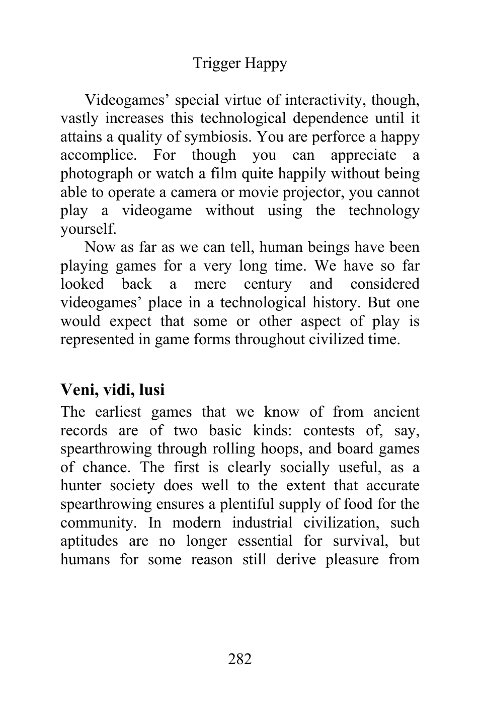 Veni, vidi, lusi | Philips Magnavox Videogames and the Entertainment Revolution Trigger Happy User Manual | Page 280 / 433