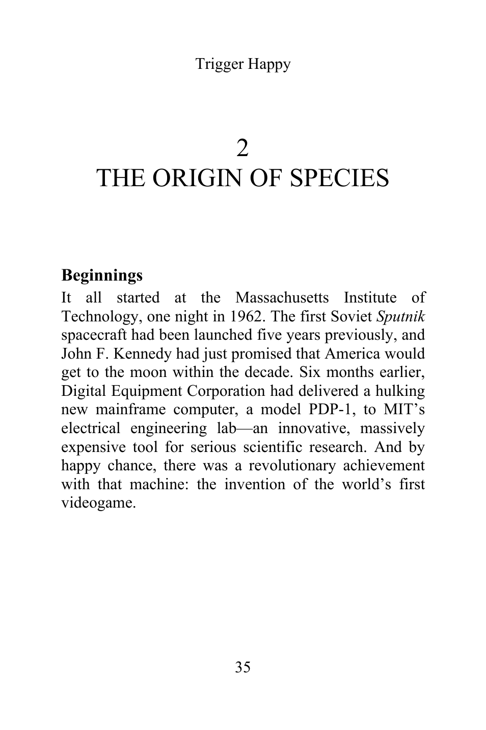 2 the origin of species, Beginnings | Philips Magnavox Videogames and the Entertainment Revolution Trigger Happy User Manual | Page 33 / 433
