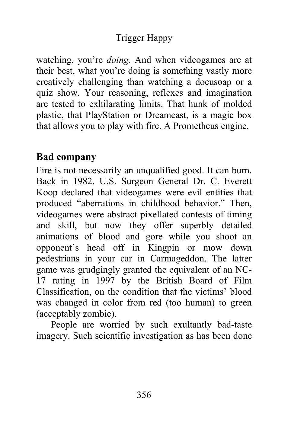 Bad company | Philips Magnavox Videogames and the Entertainment Revolution Trigger Happy User Manual | Page 354 / 433