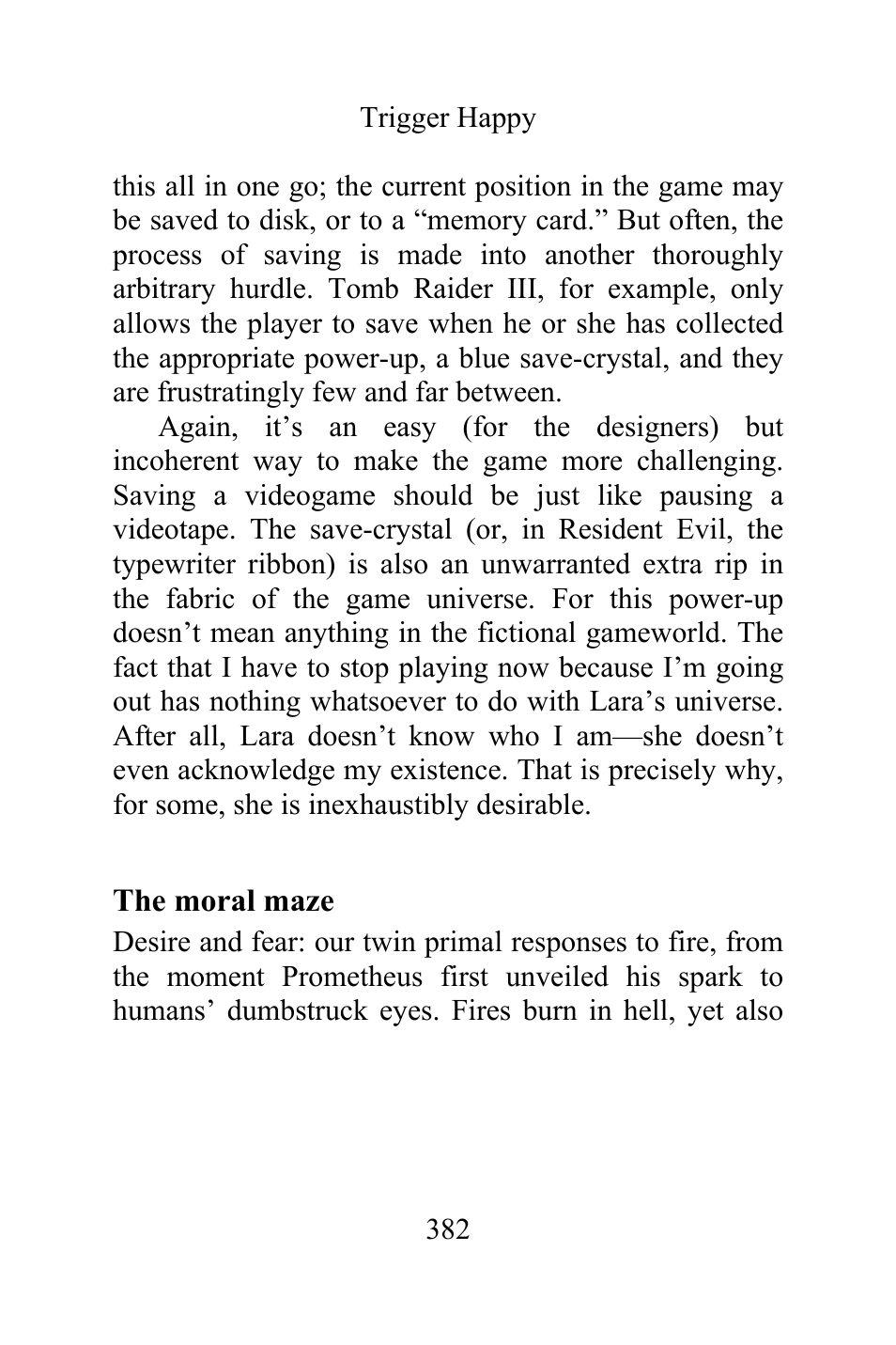 The moral maze | Philips Magnavox Videogames and the Entertainment Revolution Trigger Happy User Manual | Page 380 / 433