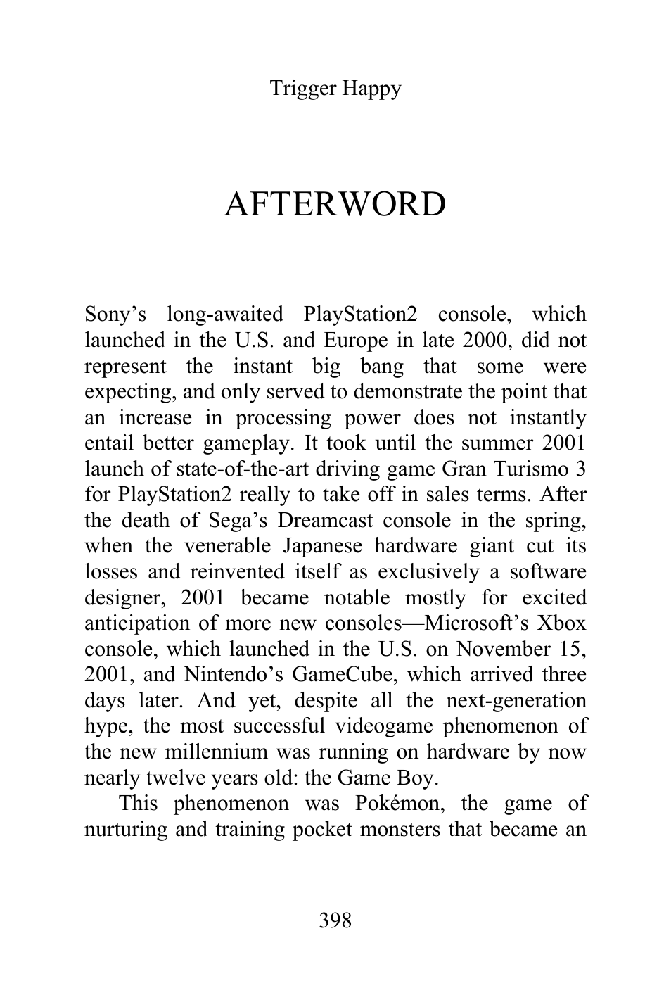 Afterword | Philips Magnavox Videogames and the Entertainment Revolution Trigger Happy User Manual | Page 396 / 433