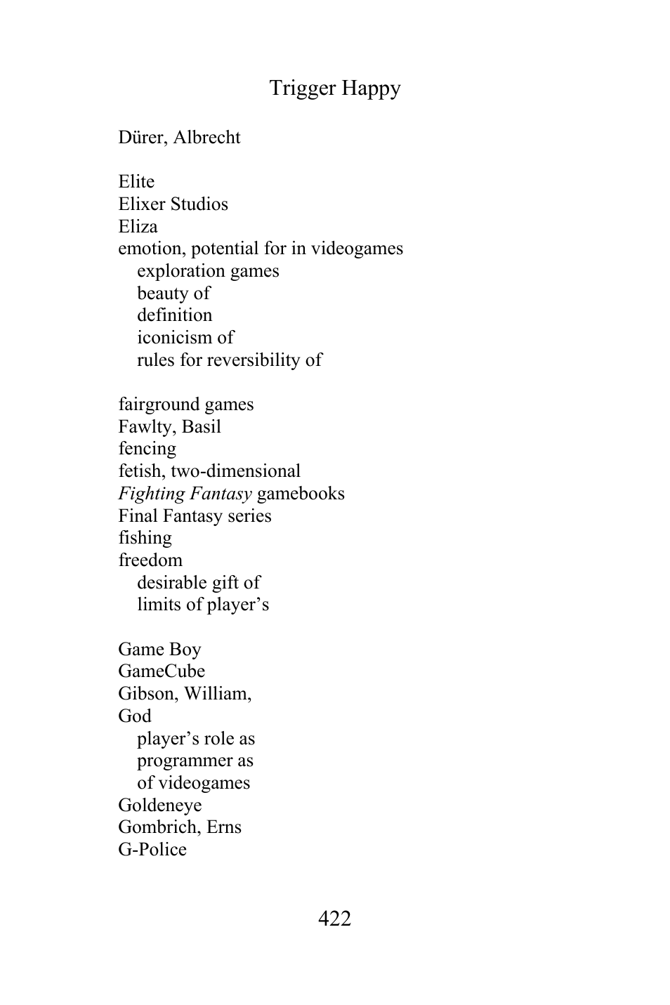Philips Magnavox Videogames and the Entertainment Revolution Trigger Happy User Manual | Page 425 / 433