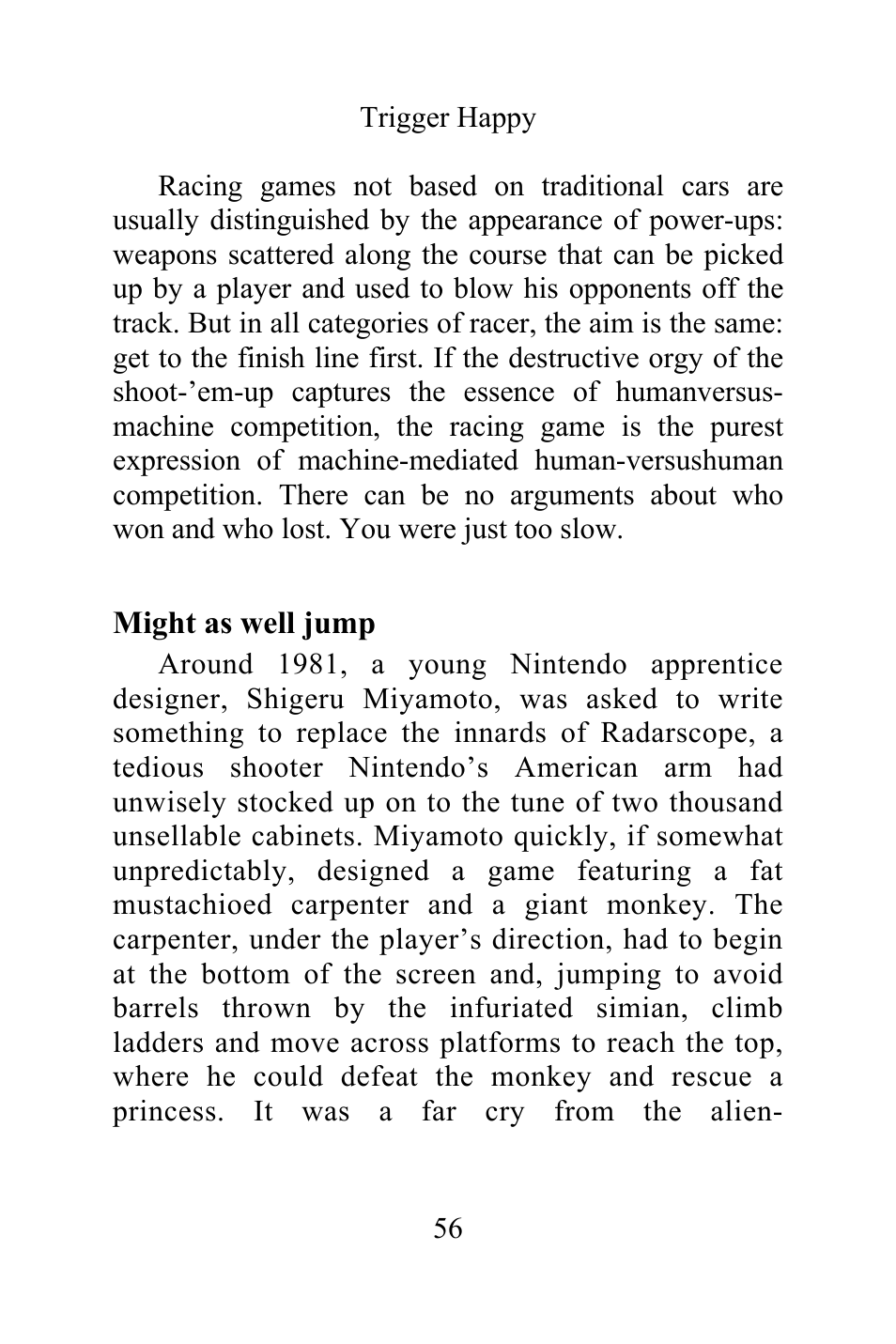 Might as well jump | Philips Magnavox Videogames and the Entertainment Revolution Trigger Happy User Manual | Page 54 / 433