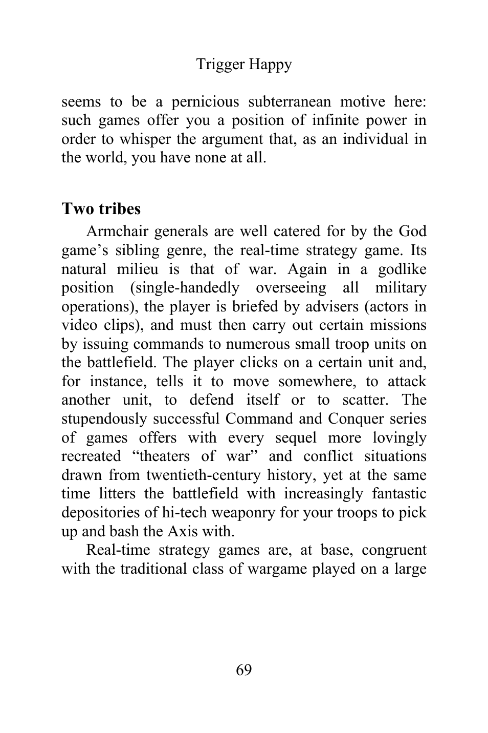 Two tribes | Philips Magnavox Videogames and the Entertainment Revolution Trigger Happy User Manual | Page 67 / 433