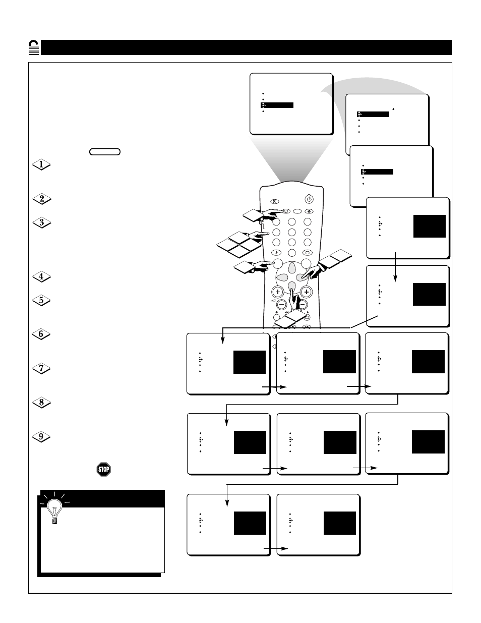Etting up the, Ccess, Mart | Philips Magnavox 55P8241 User Manual | Page 20 / 54