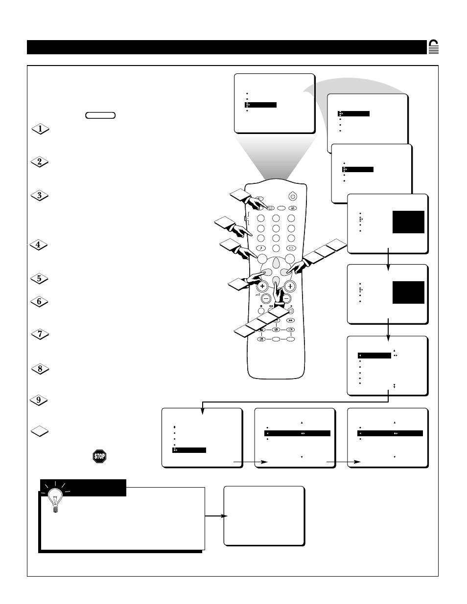 Locking, Nrated, Roadcasts | Mart | Philips Magnavox 55P8241 User Manual | Page 25 / 54