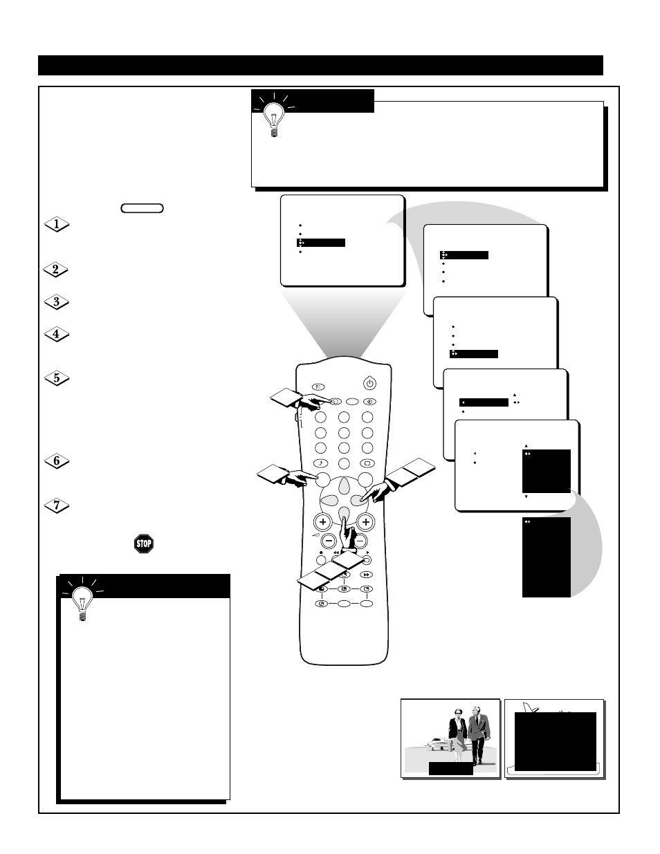 Sing the, Losed, Aptioning | Ontrol, Features menu • the closed captioning control, Mart | Philips Magnavox 55P8241 User Manual | Page 29 / 54