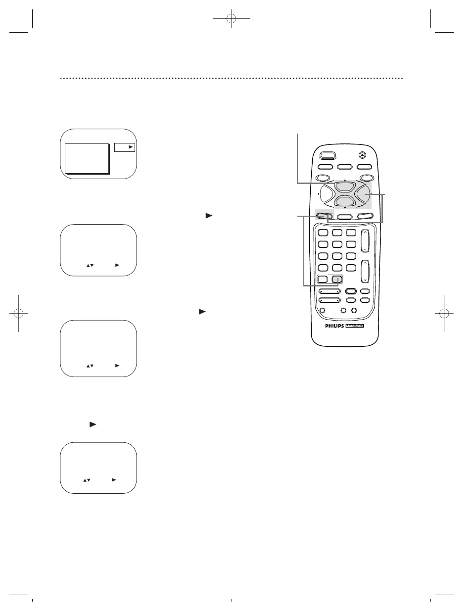 16 setting the clock (cont’d), Manual pbs channel selection, Press the combi button, then press the menu button | Philips Magnavox CCZ130AT User Manual | Page 16 / 60