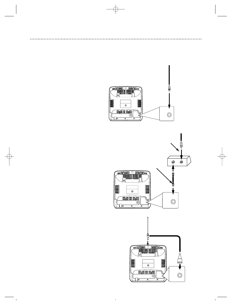 A. b, 6 hooking up the tv/vcr | Philips Magnavox CCZ130AT User Manual | Page 6 / 60