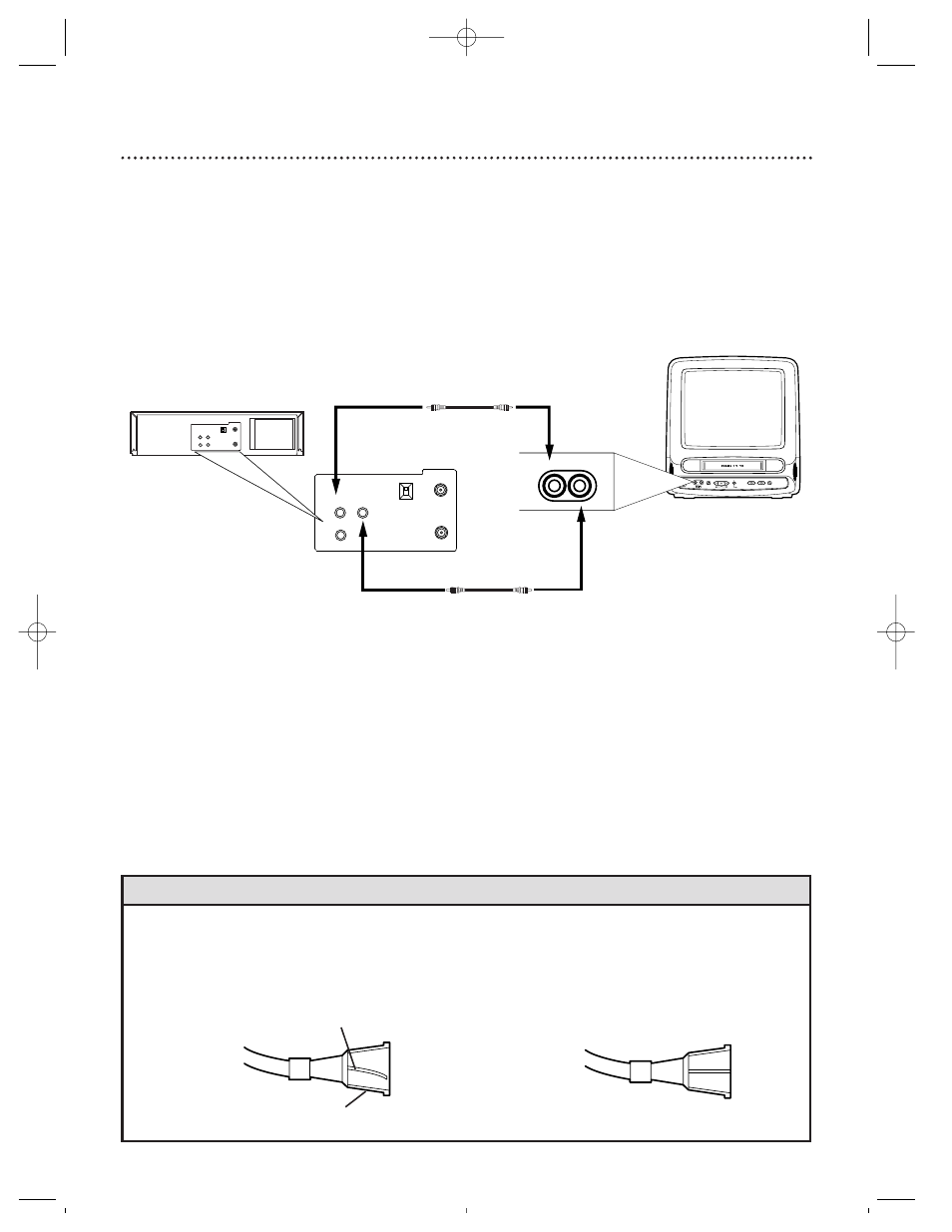 Hooking up the tv/vcr (cont’d) 7, Helpful hints, Plug in the tv/vcr | Before you turn on the tv/vcr, go to page eight | Philips Magnavox CCZ130AT User Manual | Page 7 / 60