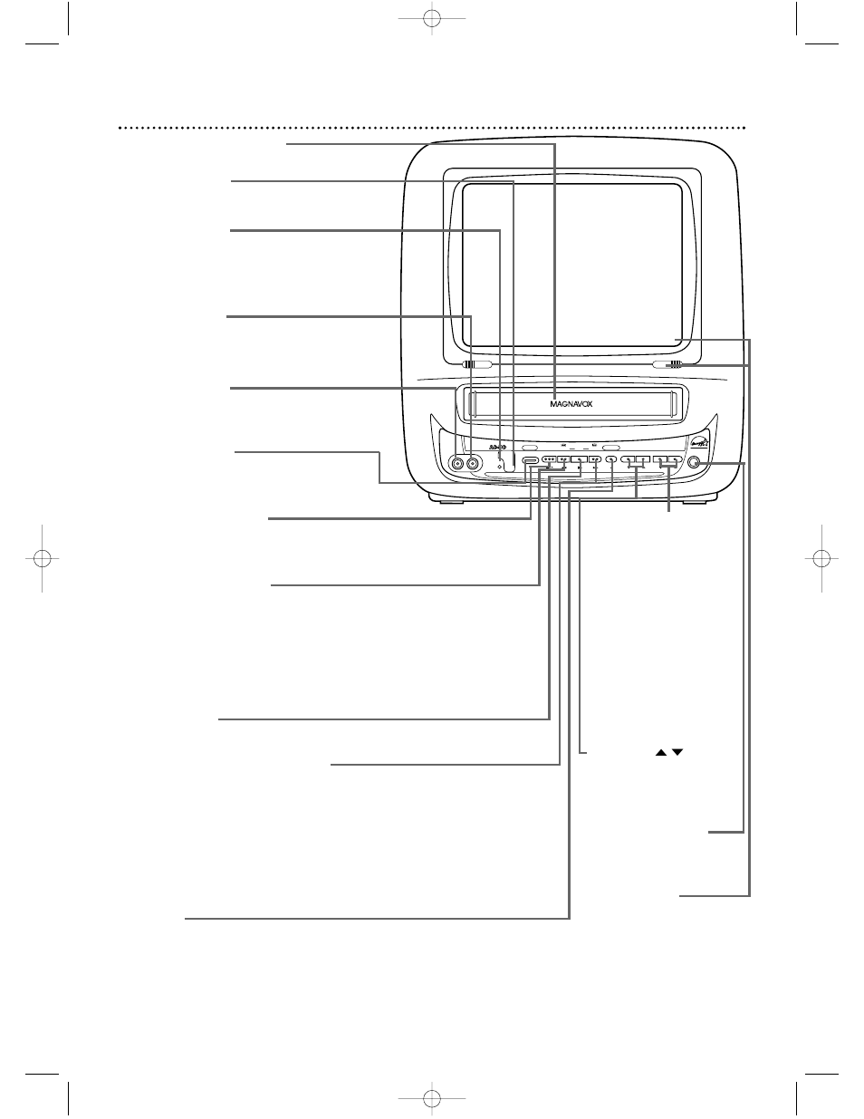 18 front panel | Philips Magnavox MC09D5MG User Manual | Page 18 / 44