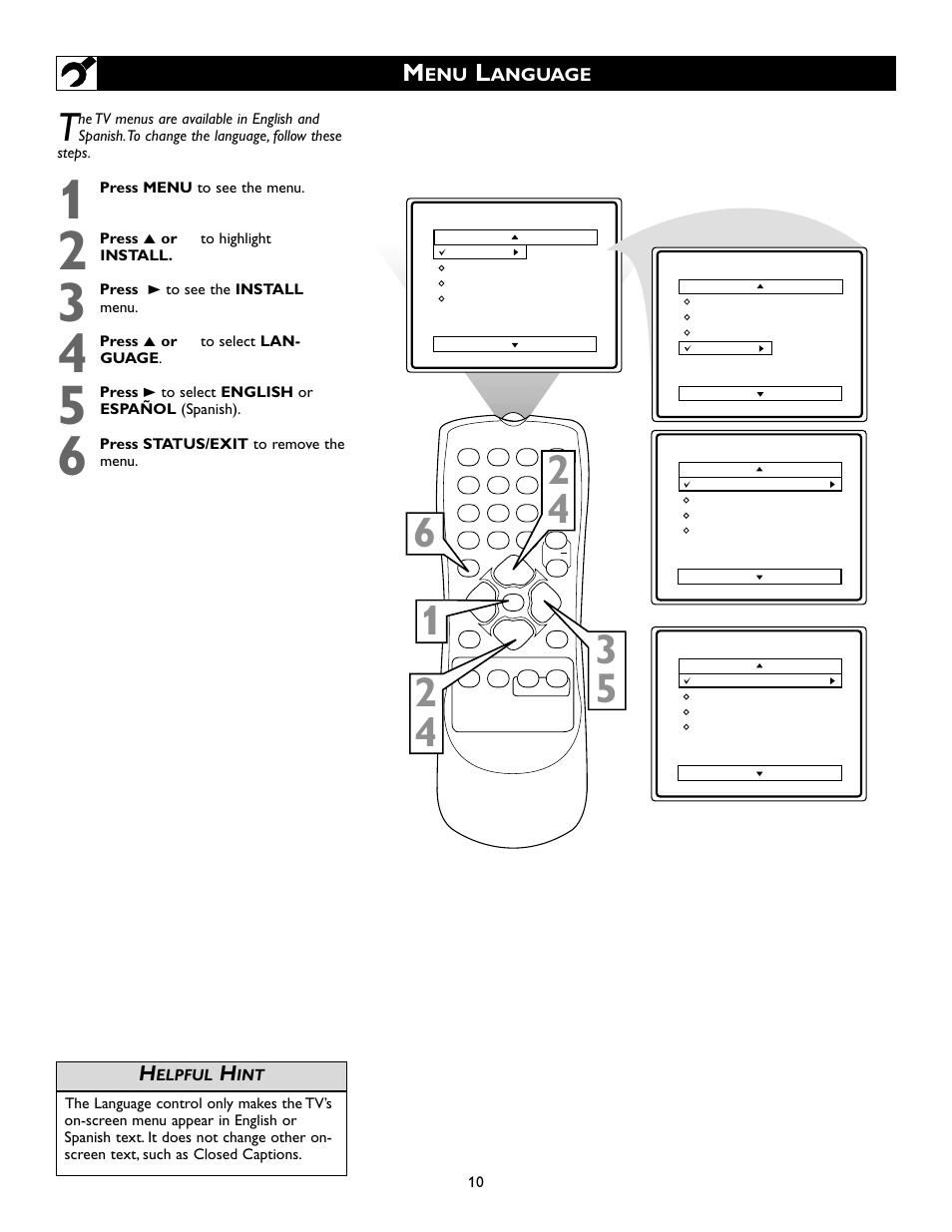 Philips Magnavox 20MS334R User Manual | Page 10 / 36