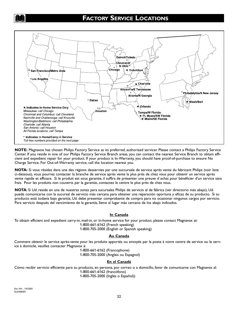 Philips Magnavox 20MS334R User Manual | Page 32 / 36