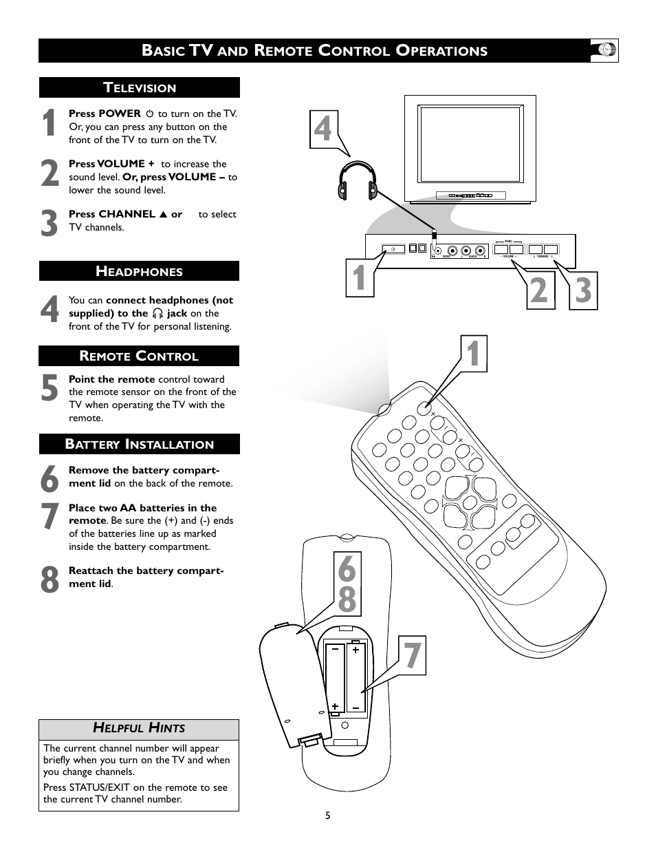 Philips Magnavox 20MS334R User Manual | Page 5 / 36