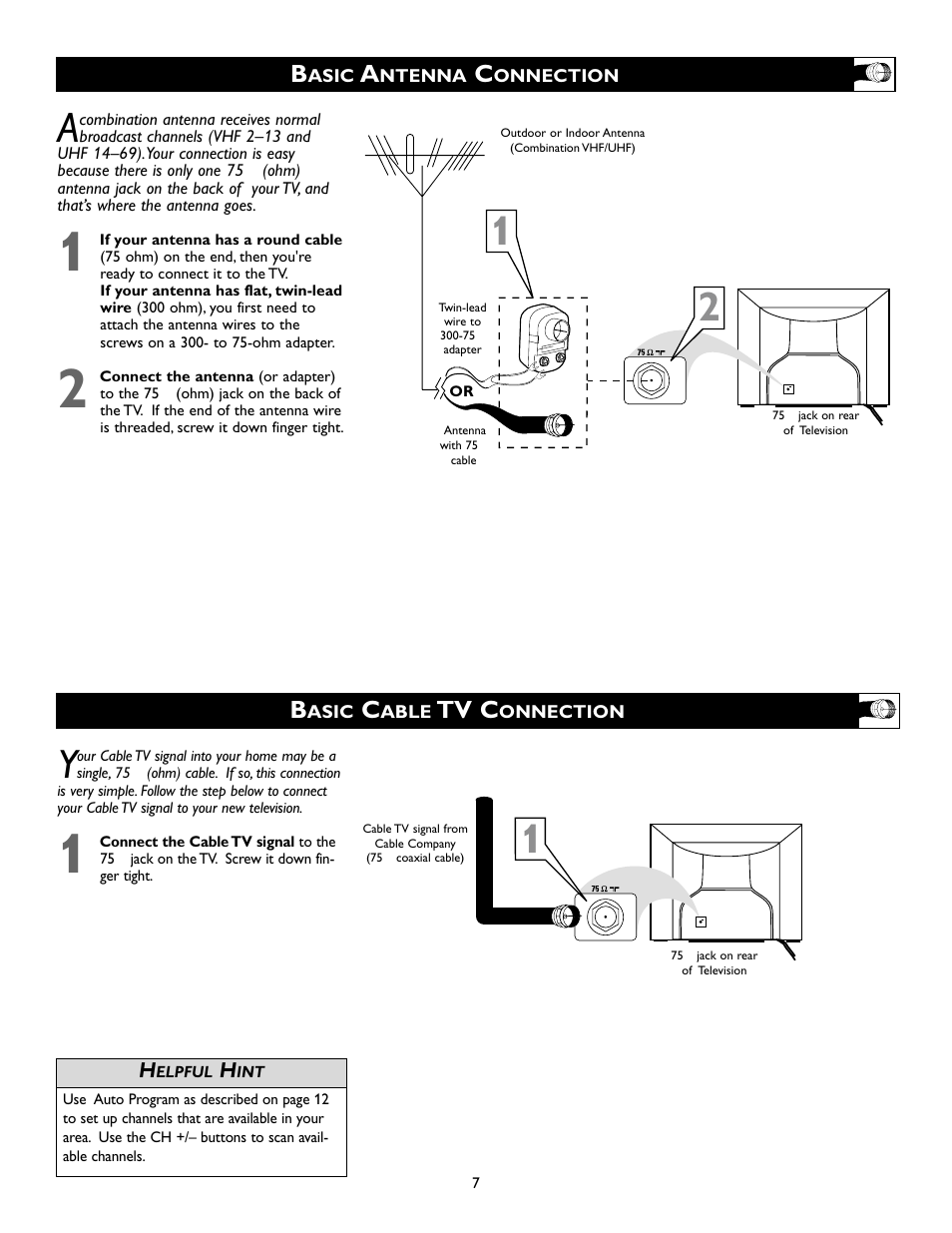 Tv c | Philips Magnavox 20MS334R User Manual | Page 7 / 36