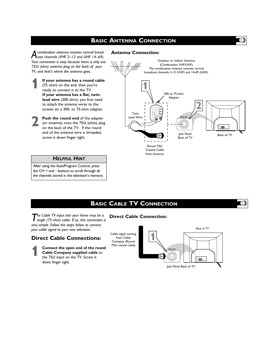 Tv c | Philips Magnavox 27MS3404R User Manual | Page 7 / 40