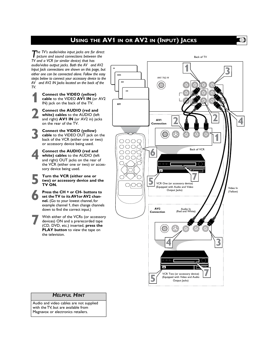 Sing the, Nput, Acks | Philips Magnavox 27MS3404R User Manual | Page 9 / 40