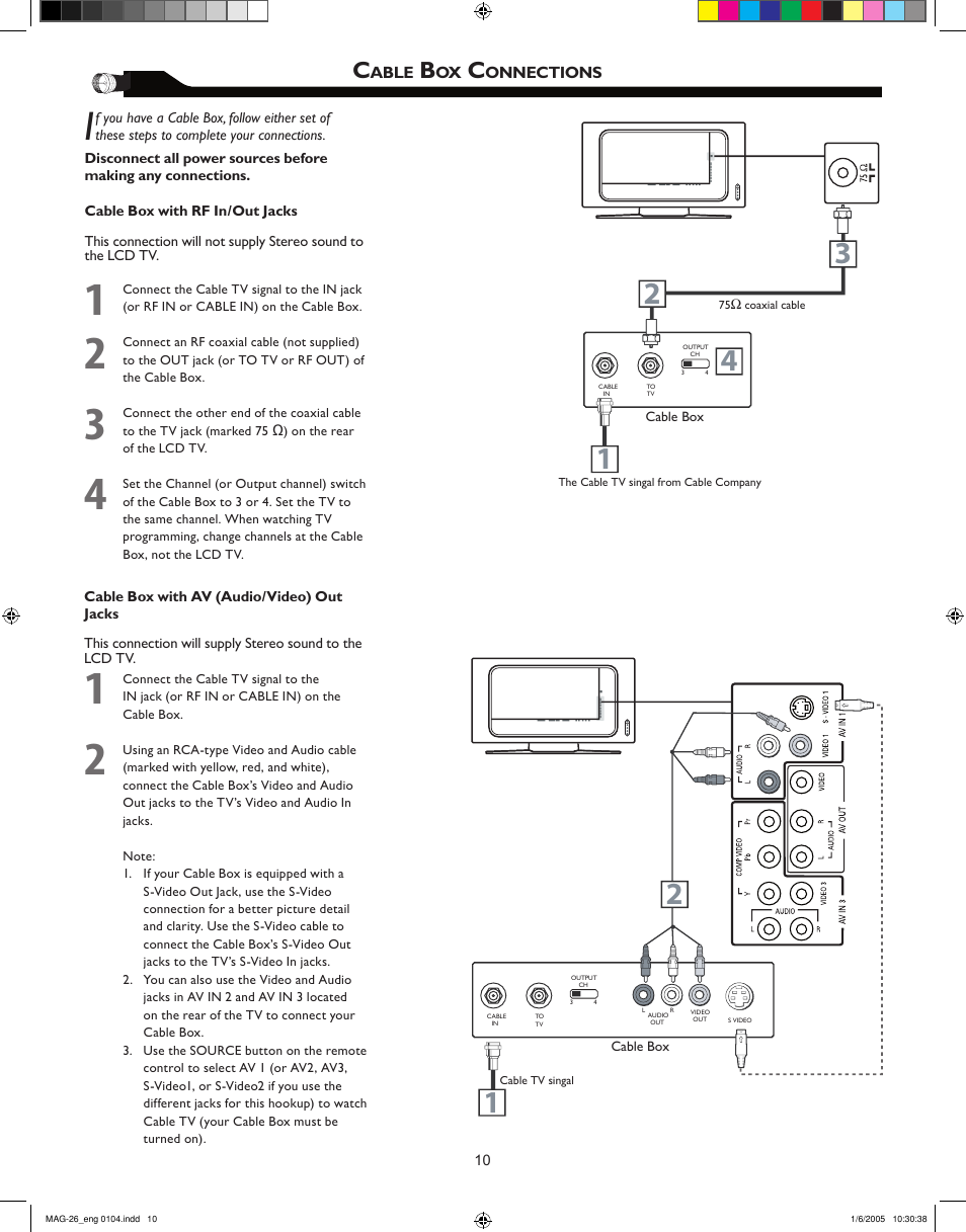 Philips Magnavox 26MF605W Series User Manual | Page 10 / 40