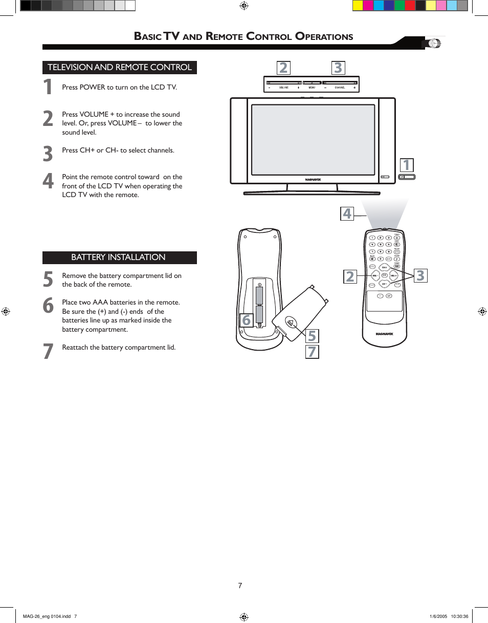 Philips Magnavox 26MF605W Series User Manual | Page 7 / 40