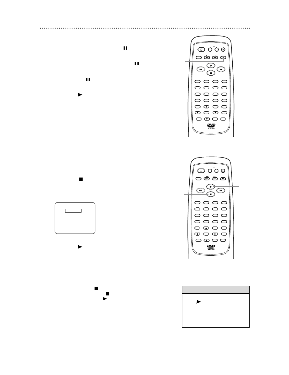 Paused and step-by-step playback, resume on 21, Paused and step-by-step playback, Resume on | Helpful hints | Philips Magnavox MDV443 User Manual | Page 21 / 48