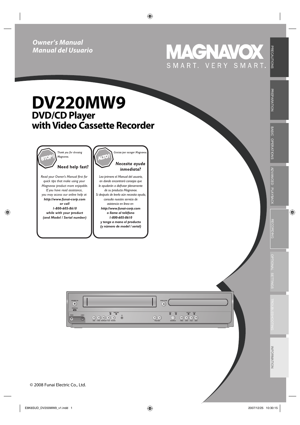 Philips Magnavox DV220MW9 User Manual | 28 pages