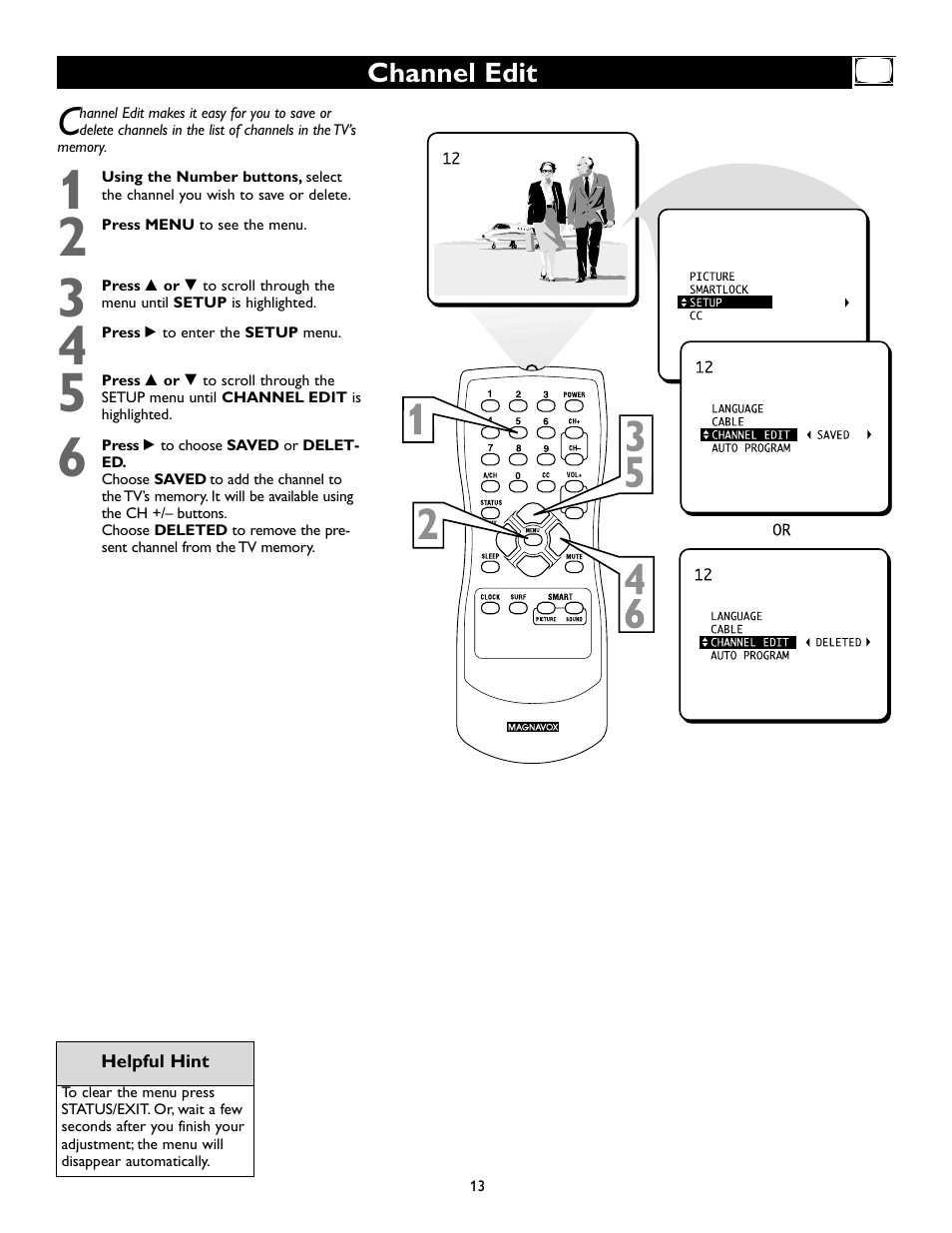 Philips Magnavox 13MT143S User Manual | Page 13 / 35