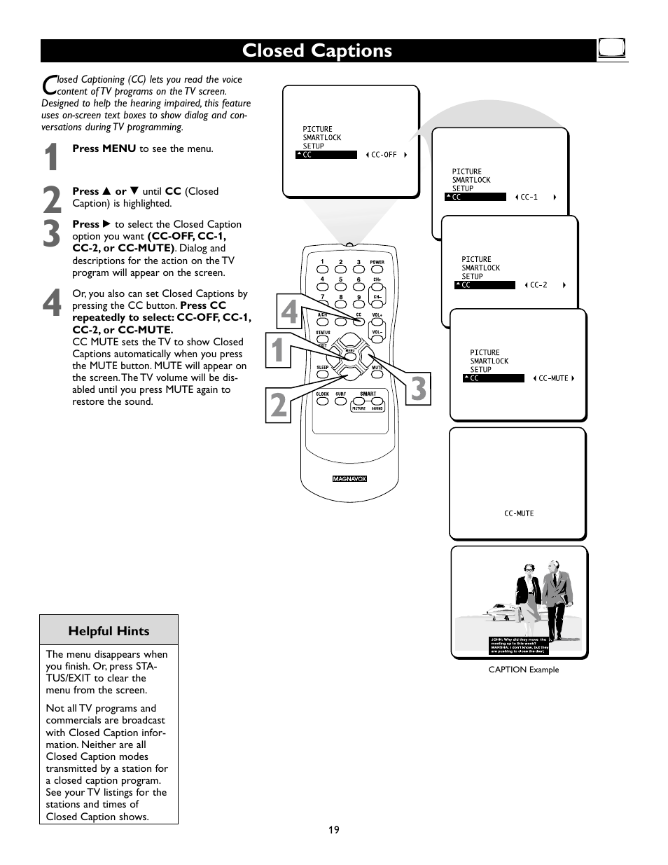 Philips Magnavox 13MT143S User Manual | Page 19 / 35