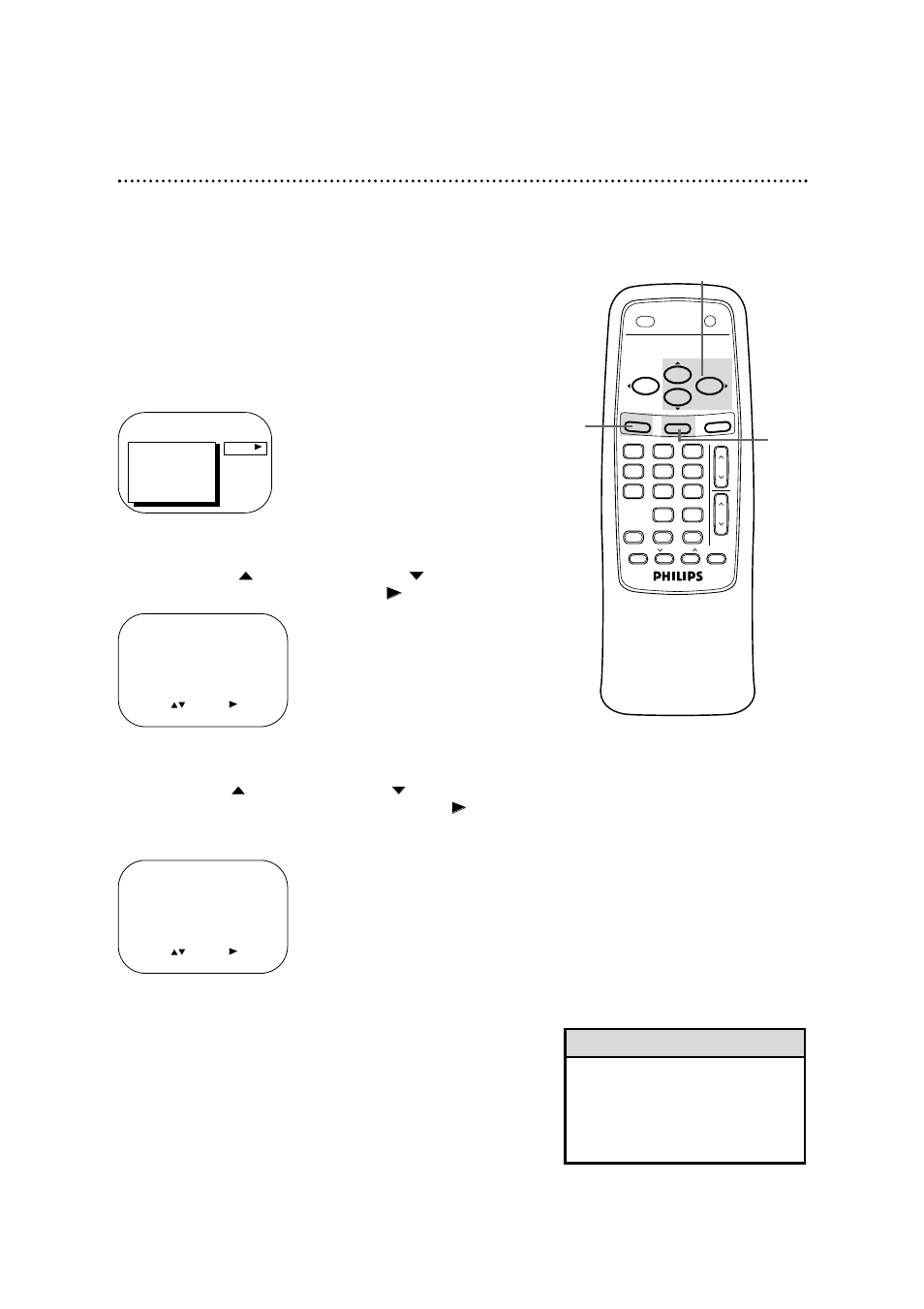 46 blue background, Helpful hint | Philips CCB130CN User Manual | Page 46 / 60