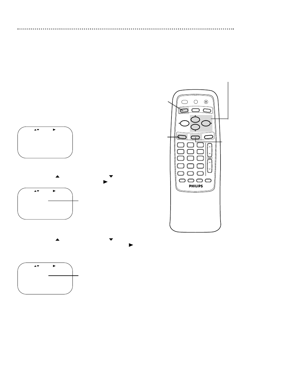 46 blue background | Philips VRB413AT User Manual | Page 46 / 56