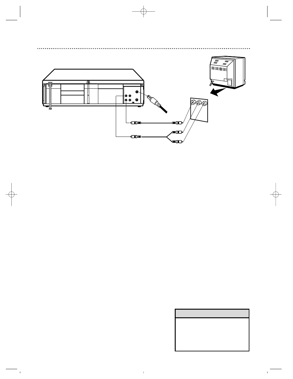 10 hookups with a stereo tv | Philips Magnavox VRZ223AT User Manual | Page 10 / 48