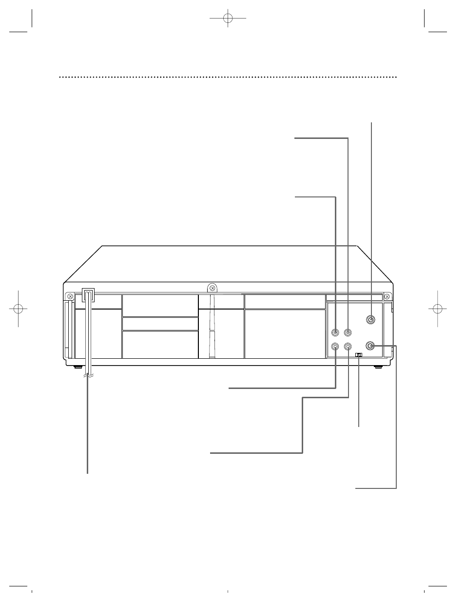 Rear panel 23 | Philips Magnavox VRZ223AT User Manual | Page 23 / 48