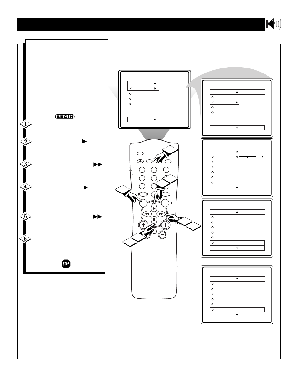 Sap (s, Etting the, Econdary | Udio, Rograms | Philips Magnavox MS3250C User Manual | Page 11 / 40