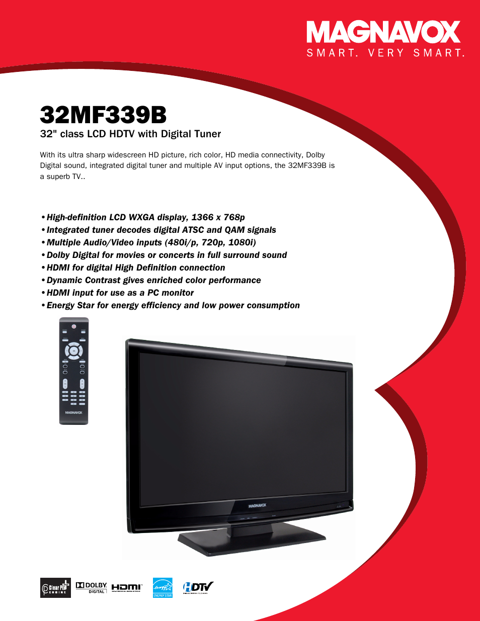 Philips Magnavox 32MF339B/F7 User Manual | 3 pages