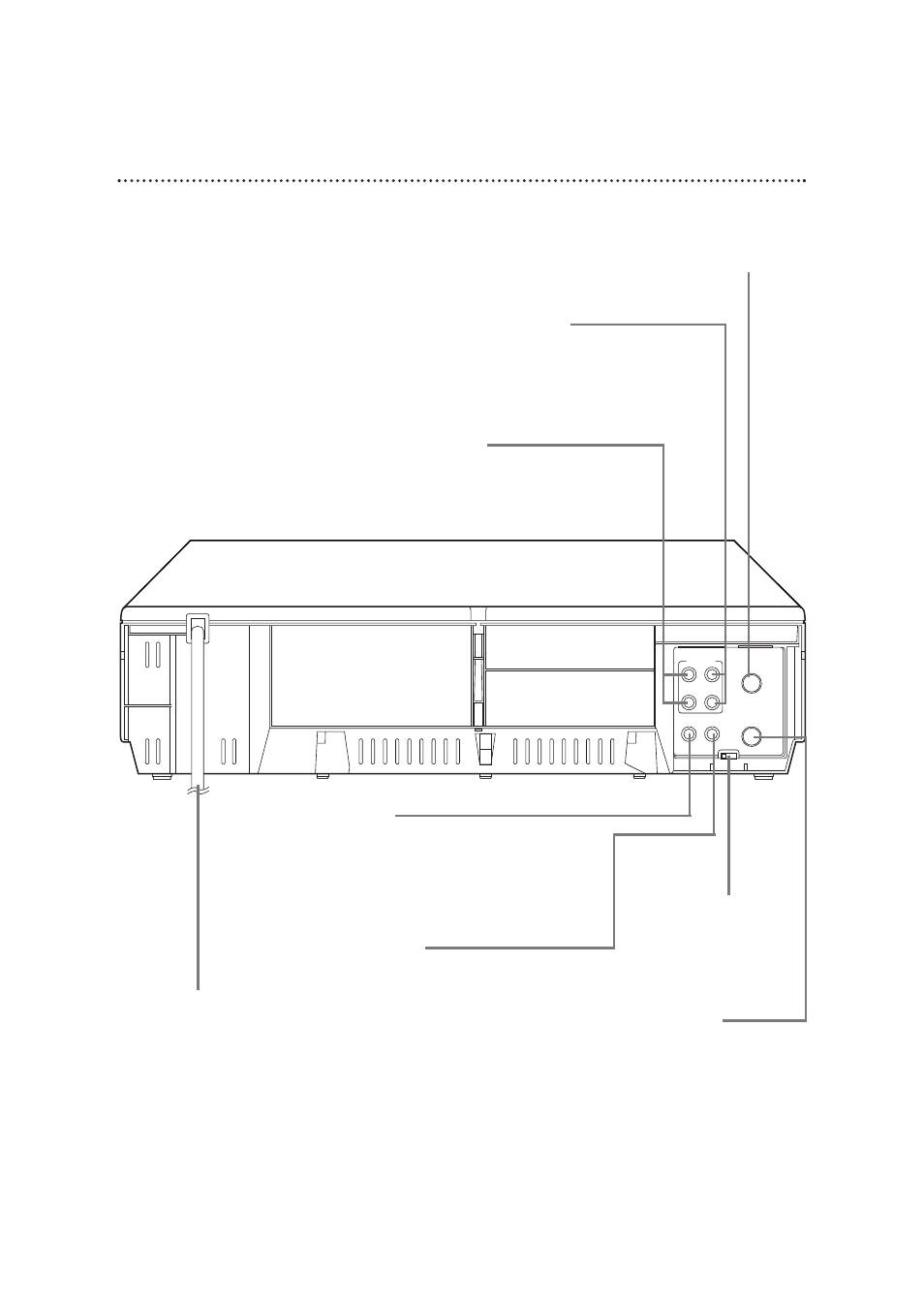 Rear panel 25 | Philips Magnavox VRC602M User Manual | Page 25 / 49