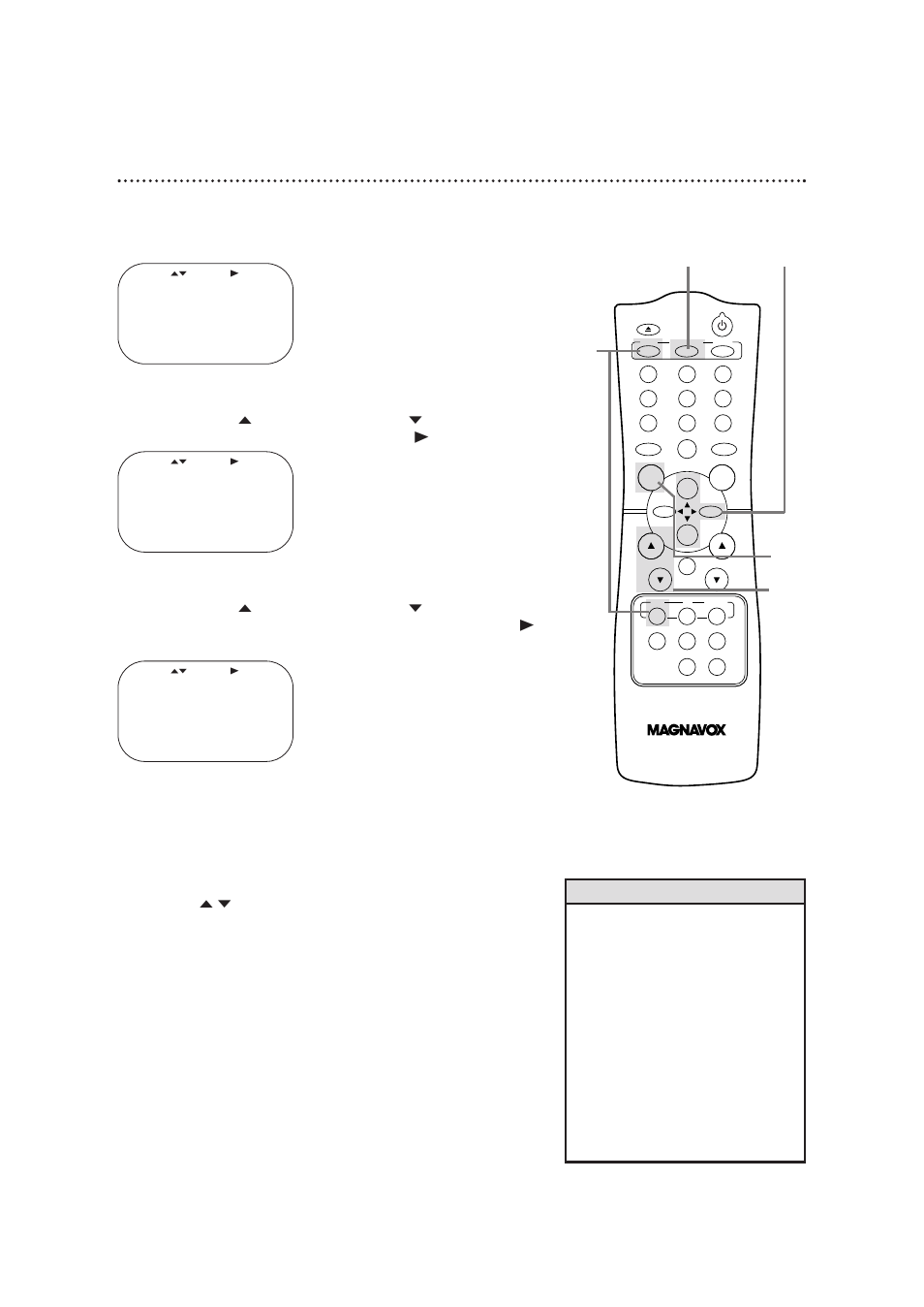 Multi-channel television sound system (cont’d) 41 | Philips Magnavox VRC602M User Manual | Page 41 / 49