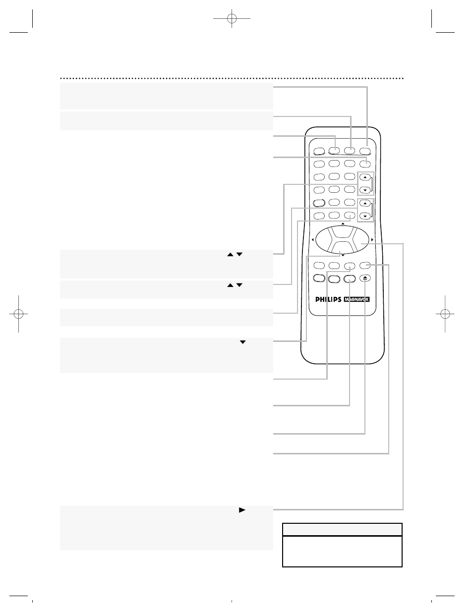 Remote control buttons (cont’d) 21, Helpful hint, When playback is stopped, press to fast | O/ p | Philips Magnavox VRZ242AT User Manual | Page 21 / 52