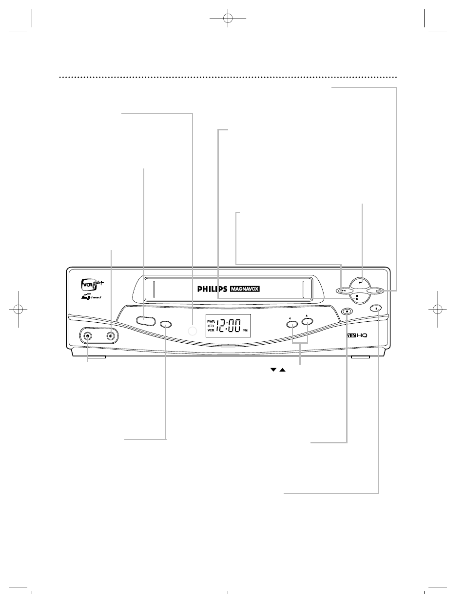 24 front panel | Philips Magnavox VRZ242AT User Manual | Page 24 / 52