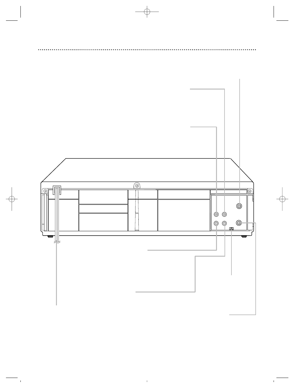 Rear panel 25 | Philips Magnavox VRZ242AT User Manual | Page 25 / 52