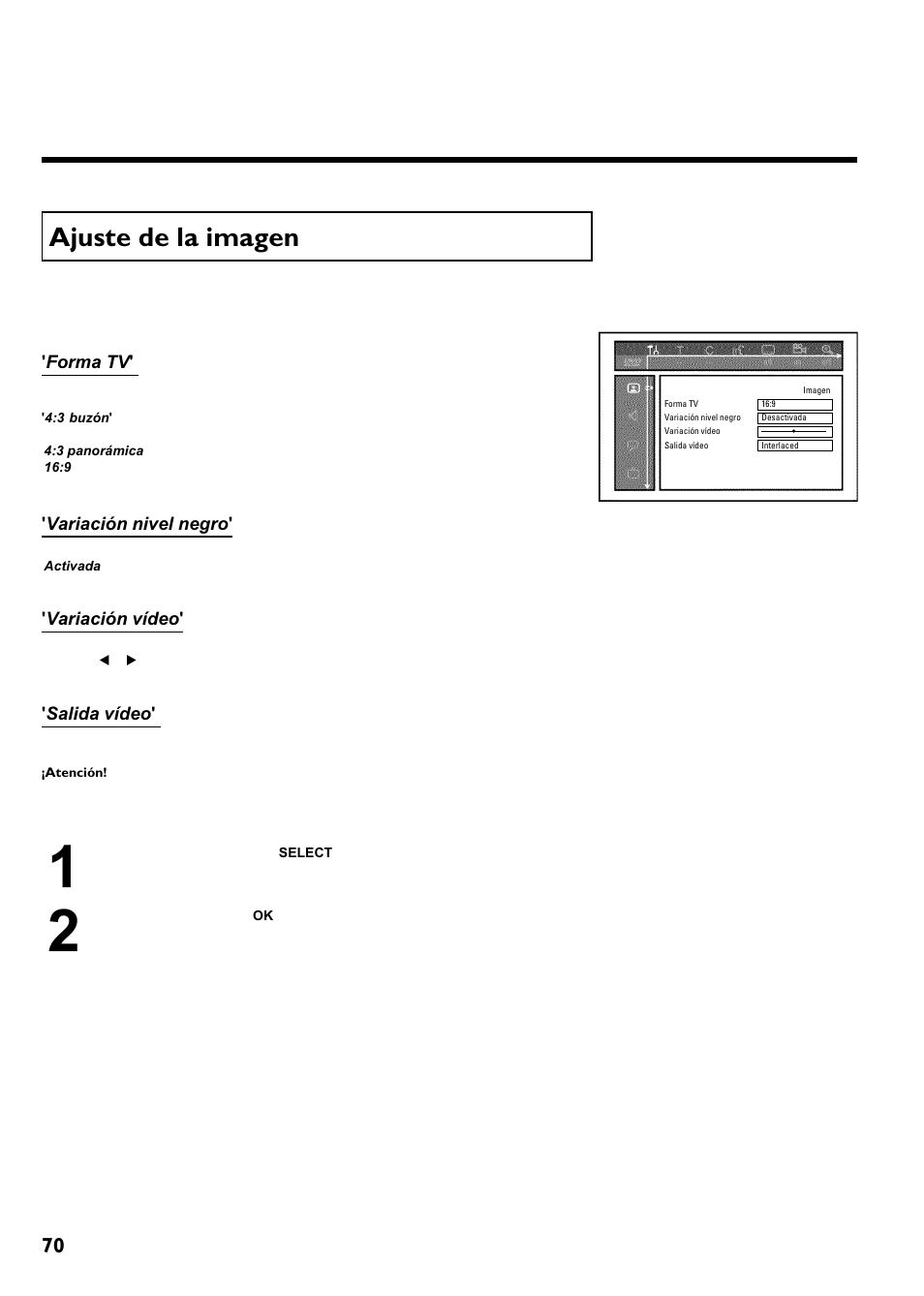 Ajuste de la imagen, Configuración preferida personalizada | Philips Magnavox MRV640 User Manual | Page 174 / 187