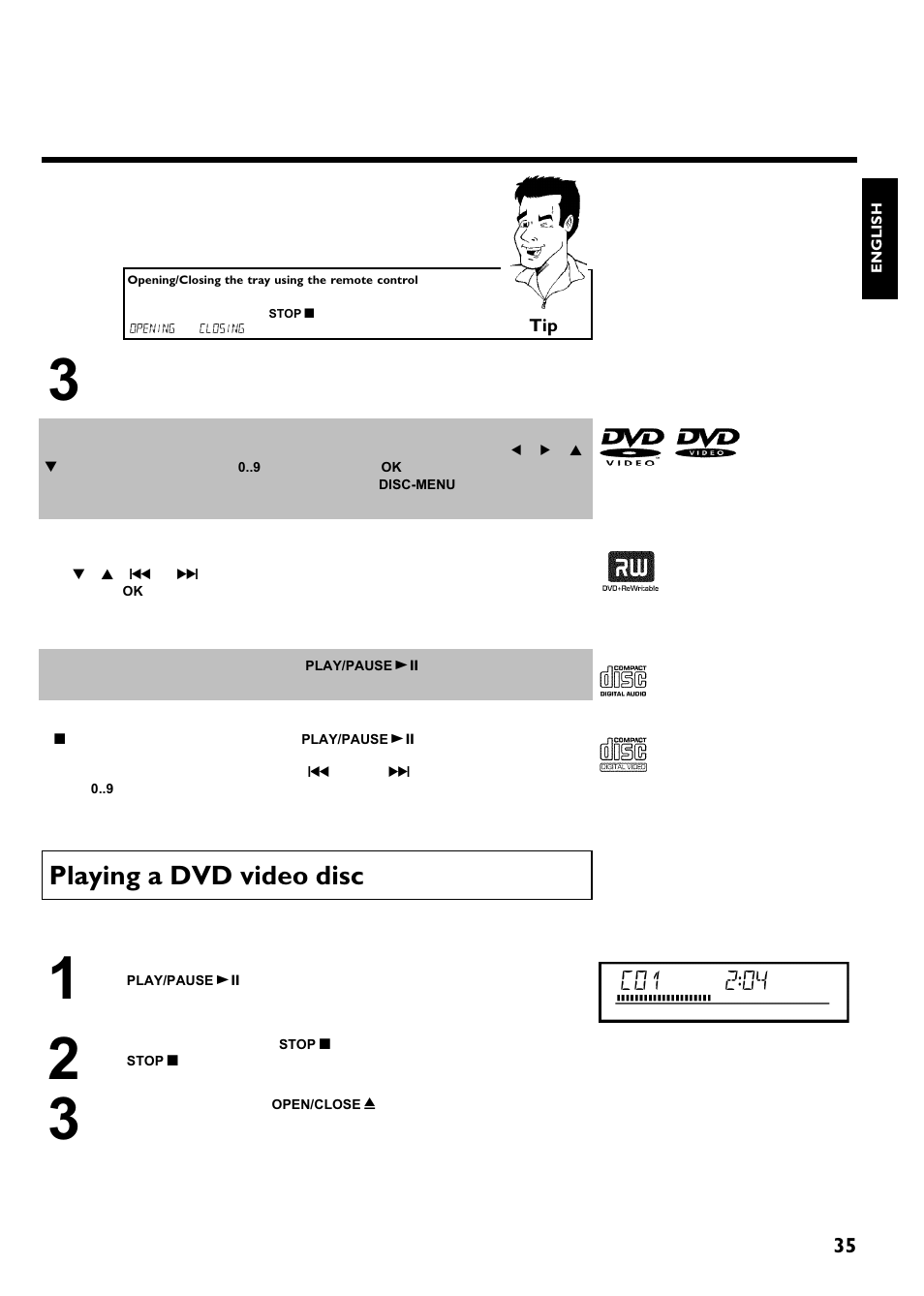 Playing a dvd video disc | Philips Magnavox MRV640 User Manual | Page 47 / 187