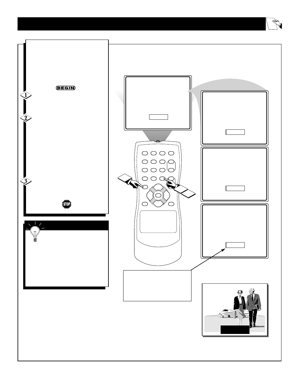 Ow to, Se the, Losed | Aption, Ontrol | Philips Magnavox 25i User Manual | Page 15 / 28