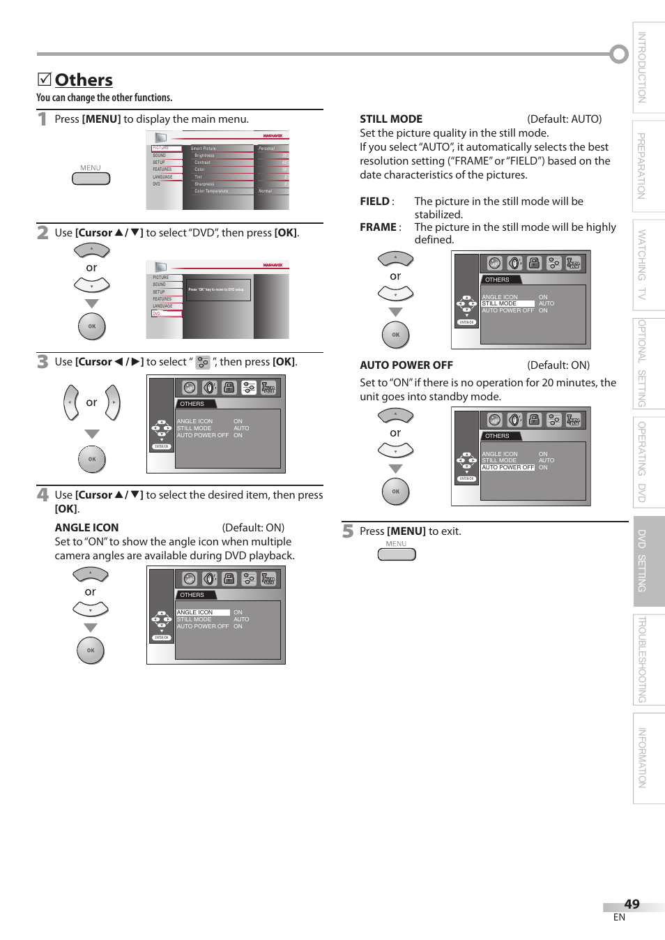Others, 5others | Philips Magnavox 32MD350B User Manual | Page 49 / 57
