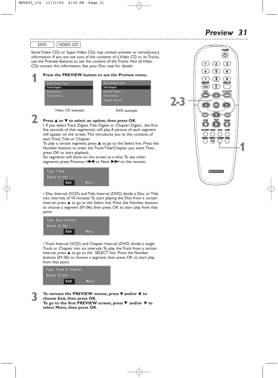 Preview 31 | Philips Magnavox MDV455 User Manual | Page 31 / 47