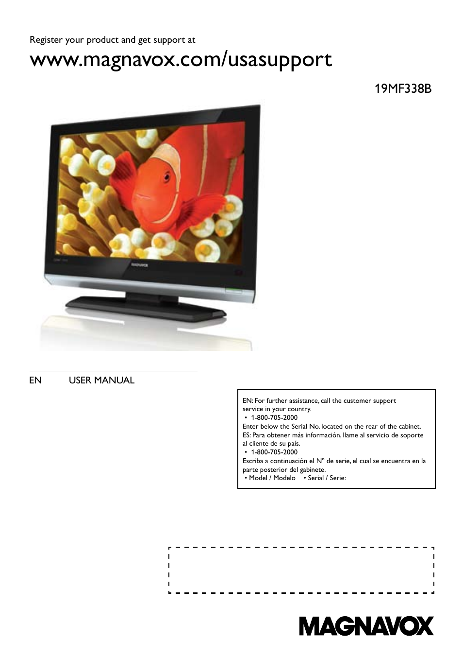 Philips Magnavox 19MF338B User Manual | 35 pages