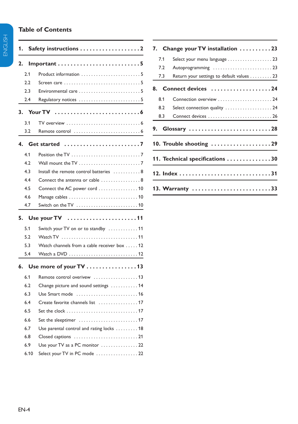 Philips Magnavox 19MF338B User Manual | Page 5 / 35