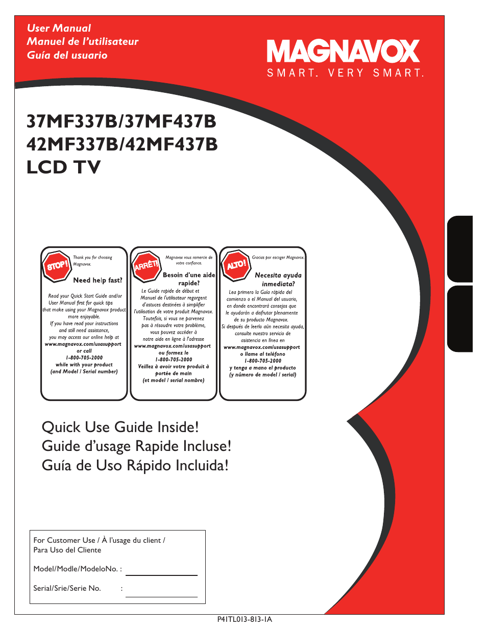 Philips Magnavox 37MF437B User Manual | 43 pages