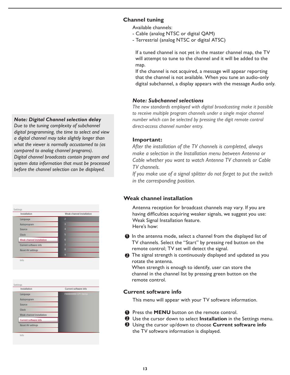 Channel tuning | Philips Magnavox 37MF437B User Manual | Page 20 / 43