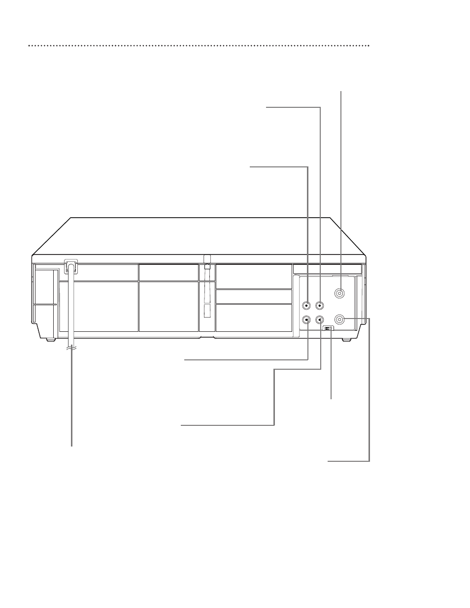 Rear panel 23 | Philips Magnavox VCRVR201BMG User Manual | Page 8 / 9